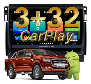 Multimidia Ford Ranger 2017 2018 19 4k Android Tv Cam Re