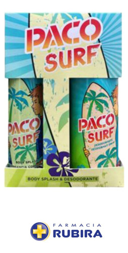 Paco Surf Body Splash + Desodorante Niños