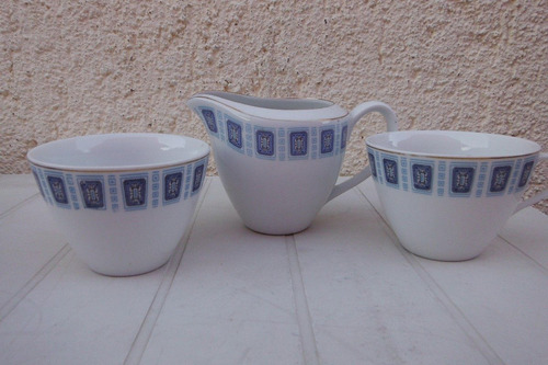 Set 3 Tazas Porcelana Fina Oriental China Retro Vintage