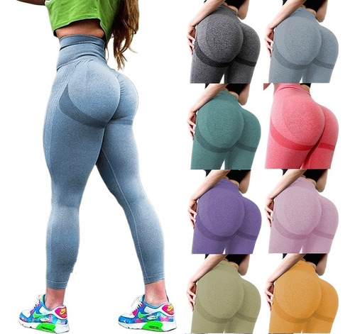 Leggings Mujer Lycra Colombiana Deportes Gimnasio Moda