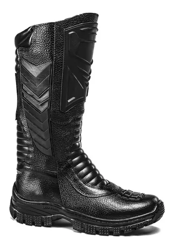 Bota Florestal Protege Picada Cobra Couro Genuino Original Frete