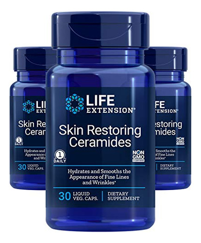 Life Extension Skin Restoring Ceramides, 30 Capsulas