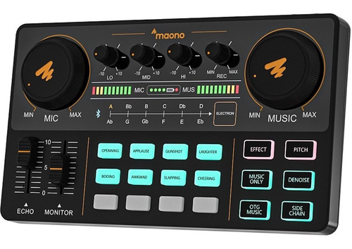 Imagen 3 de 7 de Maono Au-am200 Pack Streaming Placa + Micrófono + Accesorios