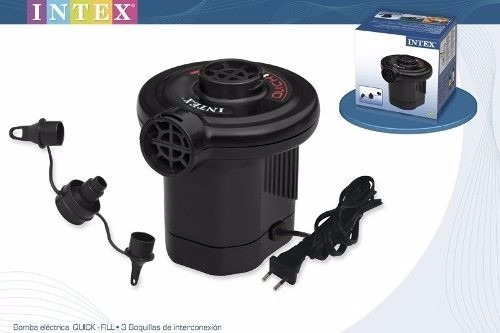 Bomba Electrica Para Inflar Colchon Botes Intex 110 V 66619