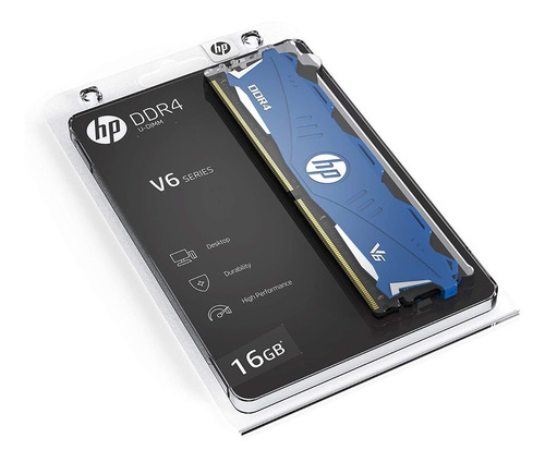 Imagen 5 de 7 de Memoria Ddr4 16gb Hp V6 U-dimm 3000mhz Azul 7eh65aa
