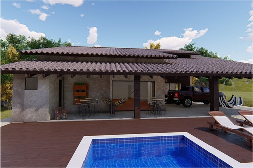 Imagem 2 de 9 de Planta De Casa 4 Quartos - Projeto Arquitetônico Completo