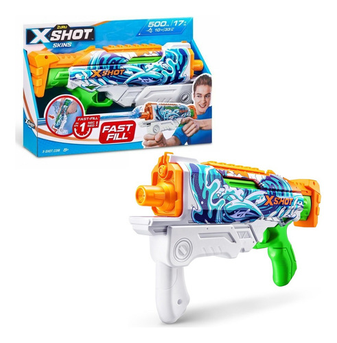 Lanzador De Agua Xshot Skins  Fast Fill 500 Ml     