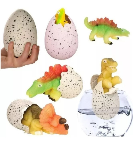 Juguete Huevo Dinosaurio Crece En El Agua Varios Colore #234 | MercadoLibre