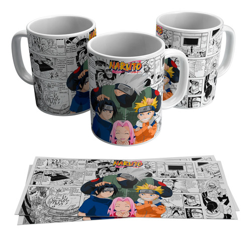 Equipo 7 Naruto Taza Personalizada Anime 19