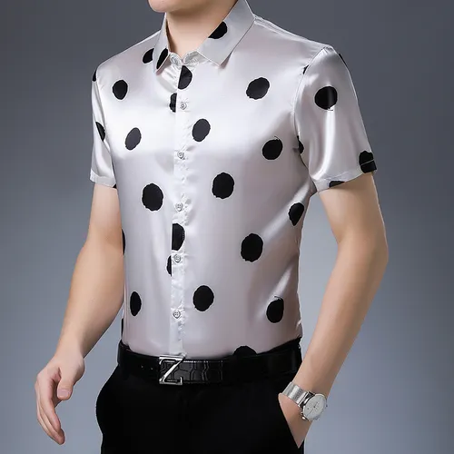 Camisas de lunares para hombre new arrivals