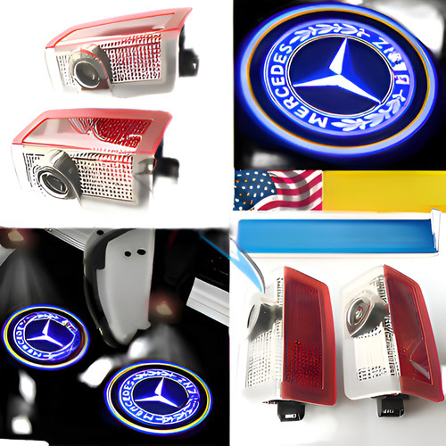 2led Puerta Proyector Logo Fantasma Sombra Luz Del Coche De 