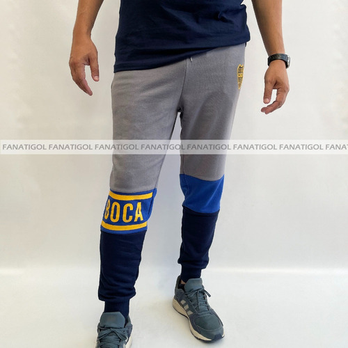 Imagen 2 de 7 de Pantalón Jogging Deportivo Boca Juniors Con Licencia Oficial