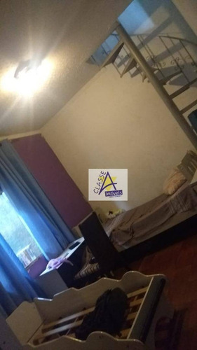Imagem 4 de 7 de Casa Com 2 Dormitórios À Venda, 85 M² Por R$ 320.000 - Parque Das Américas - Mauá/sp - Ca0256