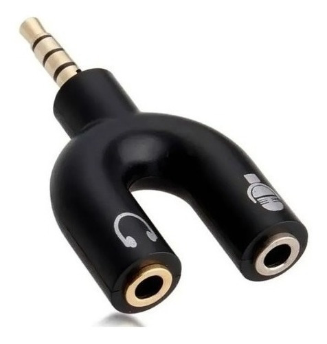 Adaptador Audio Micrófono 2 X 1 Auxiliar 3.5mm Para Pc 