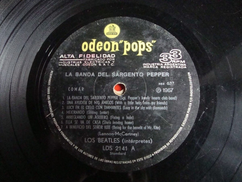 Sin Tapa Disco Beatles La Banda Del Sargento Pepper Bi0