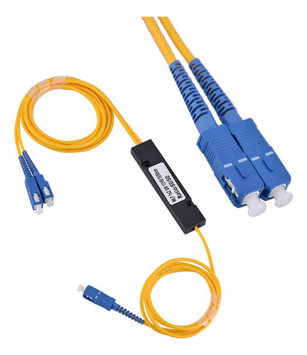 .. Cable Divisor De Fibra Óptica Sc Monomodo 1 A 2 Con Sc