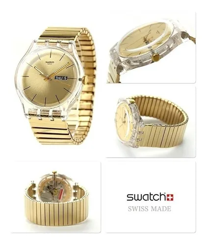 RELOJ SWATCH MUJER GOLDEN FIRE SUOK704 - Relojes Swatch por LatinWatch