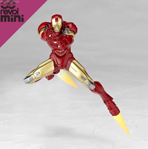 Iron Man 2 Mk 6 Micro Yamaguchi Revol Mini Jp Marvel 11.5cm