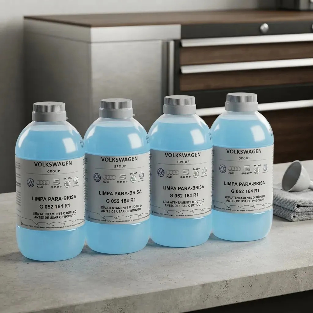 Kit 4 Aditivos Limpador De Vidro Parabrisa 200ml Volkswagen