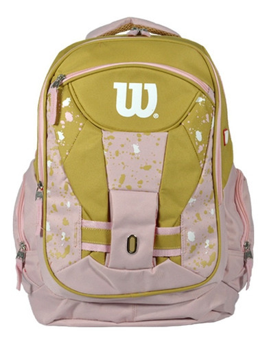 Mochila Mujer Wilson Porta Notebook Urbana Deportes Gym Color Rosa