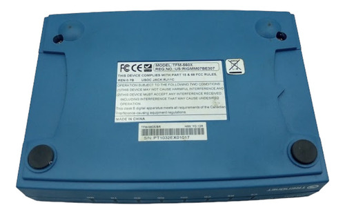 Modem Externo Trendnet Tfm-560x Cor Azul