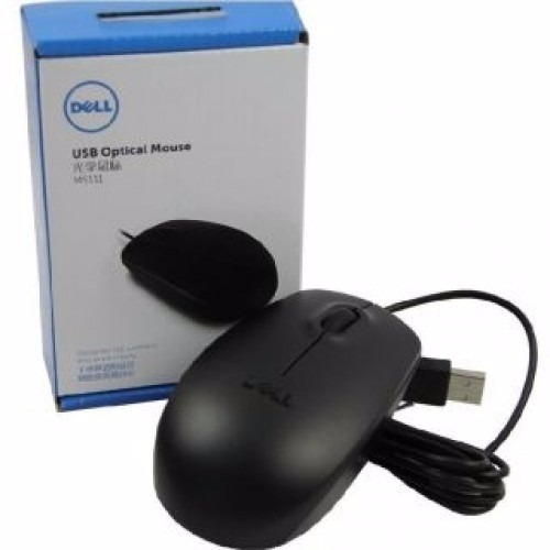 Imagen 3 de 4 de Mouse Dell Ms111 Optico Alambrico 1000 Dpi Usb Raton