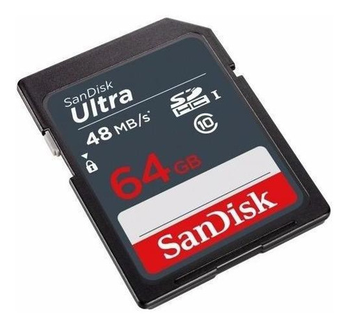 Imagen 1 de 2 de Memoria Sd Sandisk 64gb Ultra Sdsdunb-064g-gn3in