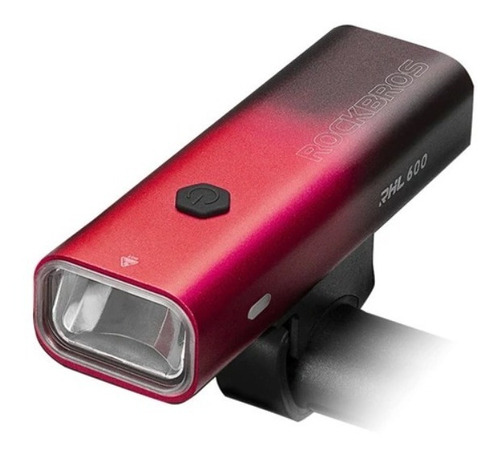 Rockbros Luz Potente Para Bicicleta 600lm200mde Iluminación Color Rojo