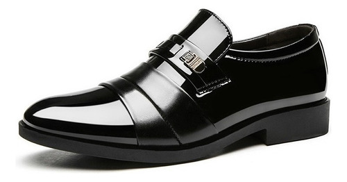 Zapatos Casuales 070 De Vestir Para Calzado Caballero Negro