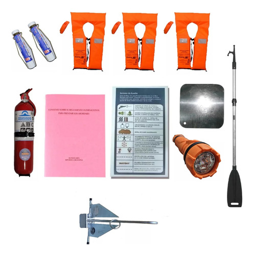 Kit De Elementos De Seguridad Ancla Imperdible, Bichero, 