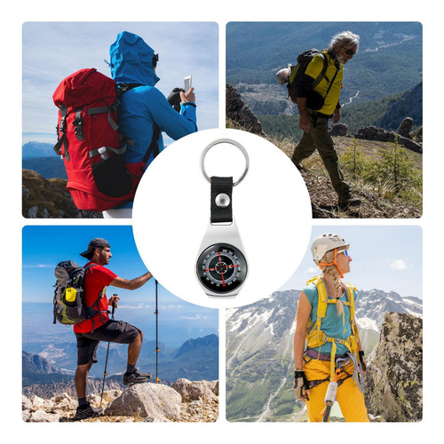 Brújula De Bolsillo Brújula De Llavero Gadget De Supervivenc