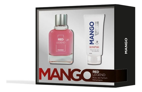 Perfume Mango Red Legend Edp 100 Ml + Shampoo Neutro Set Género Hombre