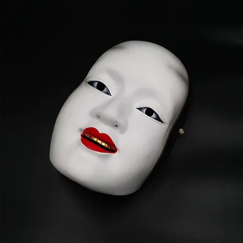 Horror Cosplay Anime Halloween Mask Noh Opera 2024