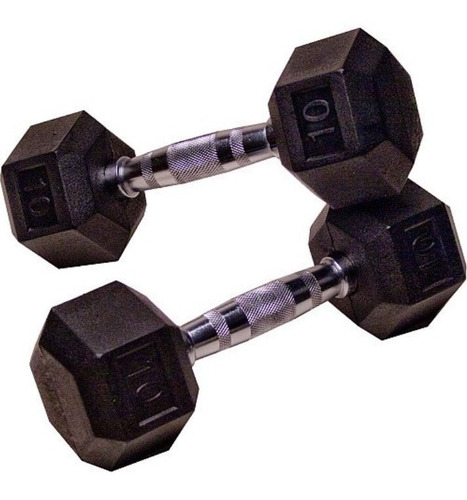 Mancuerna Hexagonal Ahuladas 25 Lb Par