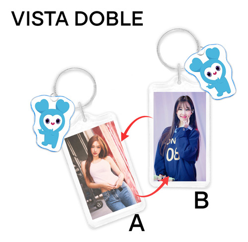Twice Lovely Bolsa Cross Kpop Celeste Suave Cn Llavero