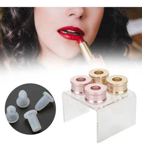 12.1 Mm Diy Lápiz Labial Molde Silicona Casera Bálsamo Labia