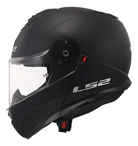 Casco Abatible Ls2 Ff908 Strobe Ii Solid Negro Matte Talla M