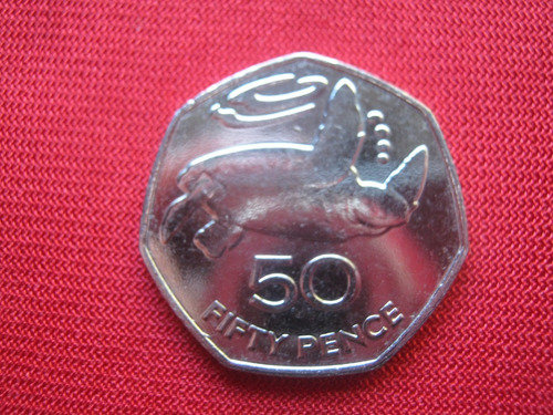 Santa Helena Y Ascensión 50 Pence 2006 Tortuga 