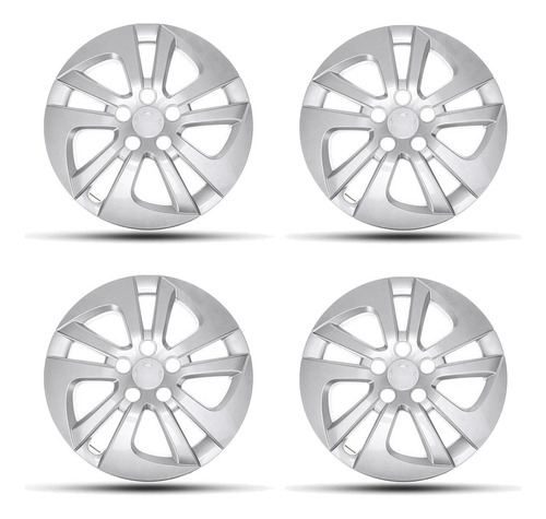 2 Pares De Tapacubos De Coche De 15 Pulgadas De Repuesto Par