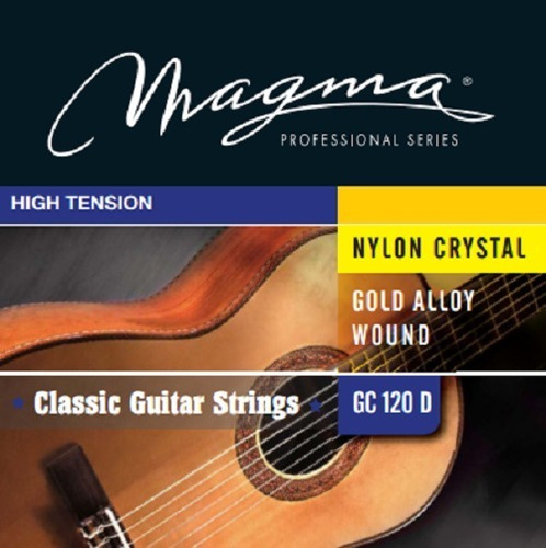 Cuerdas Guitarra Clásica Magma Tensión Alta Gc120d 