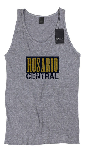 Musculosa Hombre Rosario Central Dibujo Art Logo - Dero3