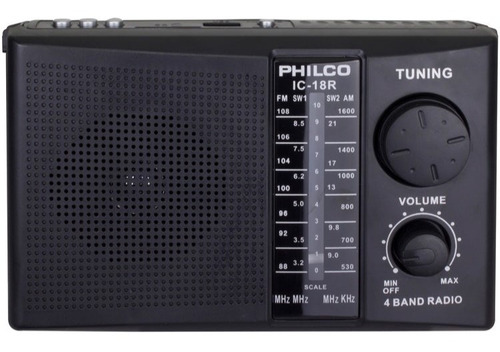 Radio Philco Ic 18-r Multibandas Recargable /3gmarket