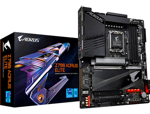Placa Mãe Gigabyte Intel Z790 Aorus Elite X Ax Atx 4xddr5 Cor Preto