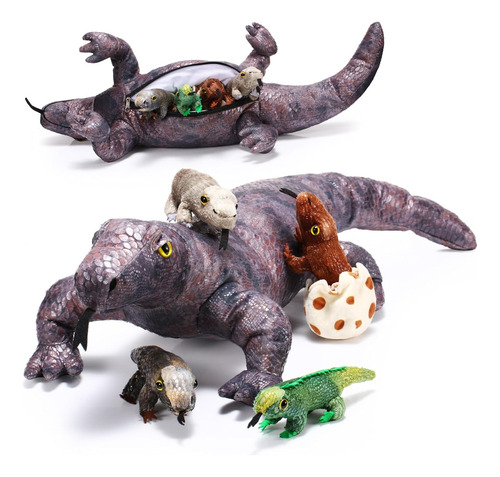 Lenwen 5 Piezas Komodo Dragon Plush Toy Juego De Juguetes 26