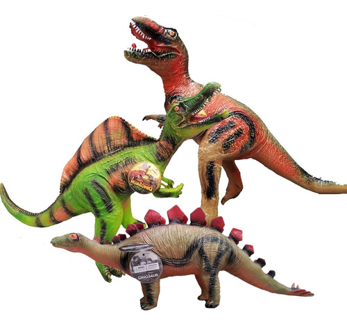 Dinosaurio Rex, Juguete De Goma, Juguete Con Sonido, 50cm