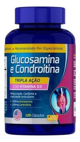 Condro Aric Glucosamina 1,5g Condroitina 1,2g 120 Cápsulas Sabor Without flavor