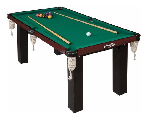 Imagem 5 de 6 de Mesa Sinuca Multi-funcional 4 Em 1 Com Jogo De Bolas E Tacos