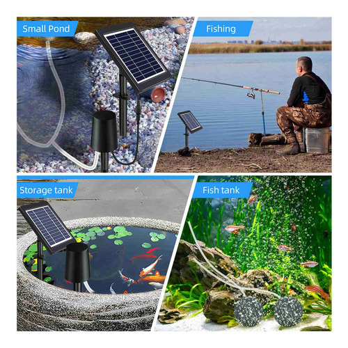 Bomba Solar Para Estanques Alimentada Por Ip65, Resistente A