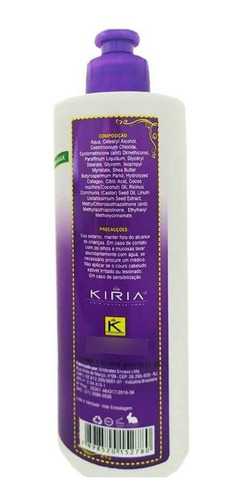 Kiria Cachos Definido Creme P/ Pentear - Cabelos Ondulados