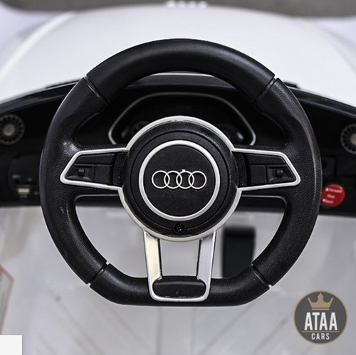 Imagen 8 de 10 de Auto Batería Eléctrico Audi Tt Rs Roadster Infantil Blanco